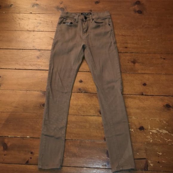 Zoo York Brown Jeans 28 Stretch Skinniest Pants - Picture 2 of 9